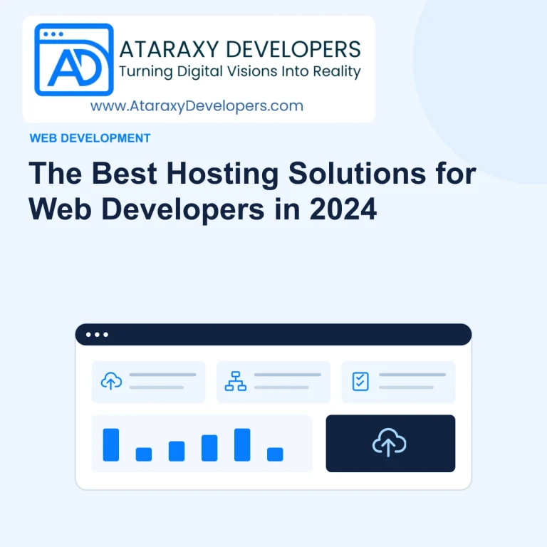 The Best Hosting Solutions for Web Developers in 2024 — Ataraxy Developers editorial illustration.